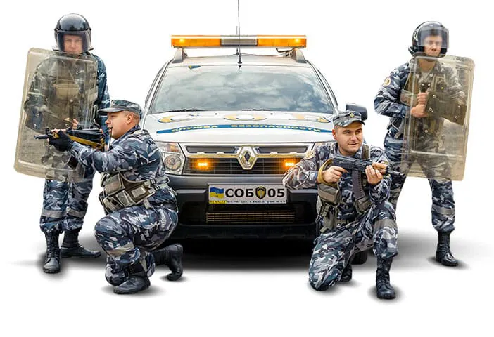 Екіпаж охоронного агентства «СОБ» в Одесі